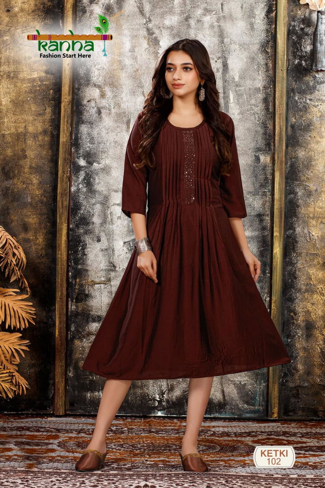 Kanha Kekti Party Wear Kurtis Catalog
